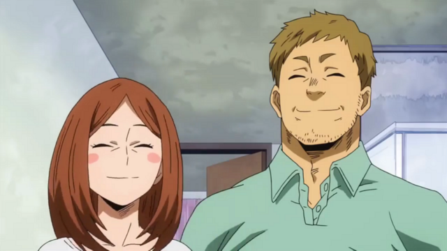 ochaco's parents in my hero academia