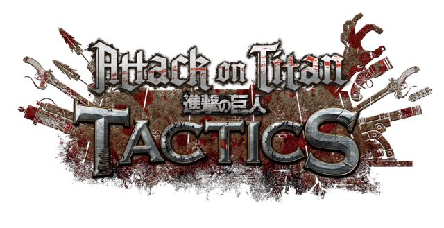 The official logo for the Attack on Titan: TACTICS social game.