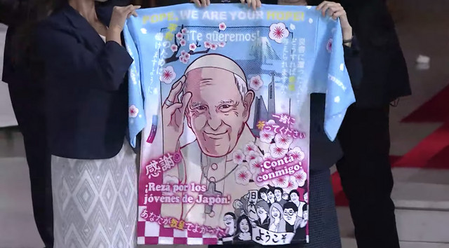 Pope Francis gets anime