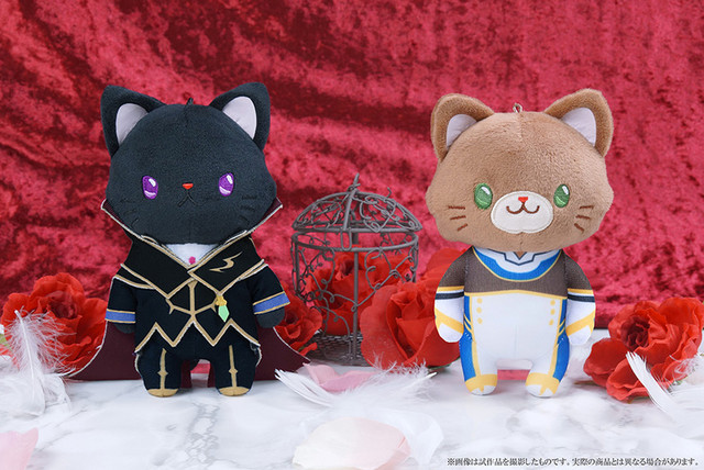 Lelouch and Suzaku from Code Geass: Lelouch of the Re; surrection cat plushes