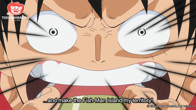 Luffy, Fish-Man Island