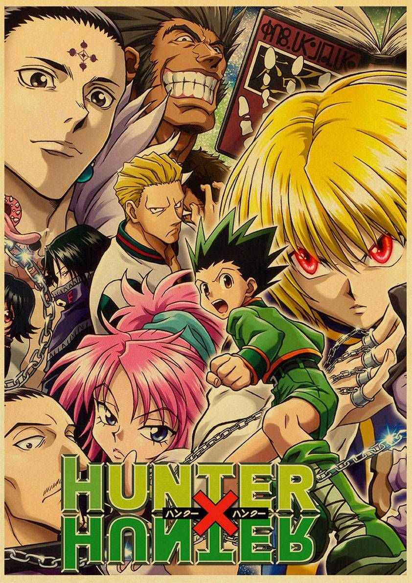 Hunter x Hunter Poster Popular Classic Retro Poster | Hokagestorez