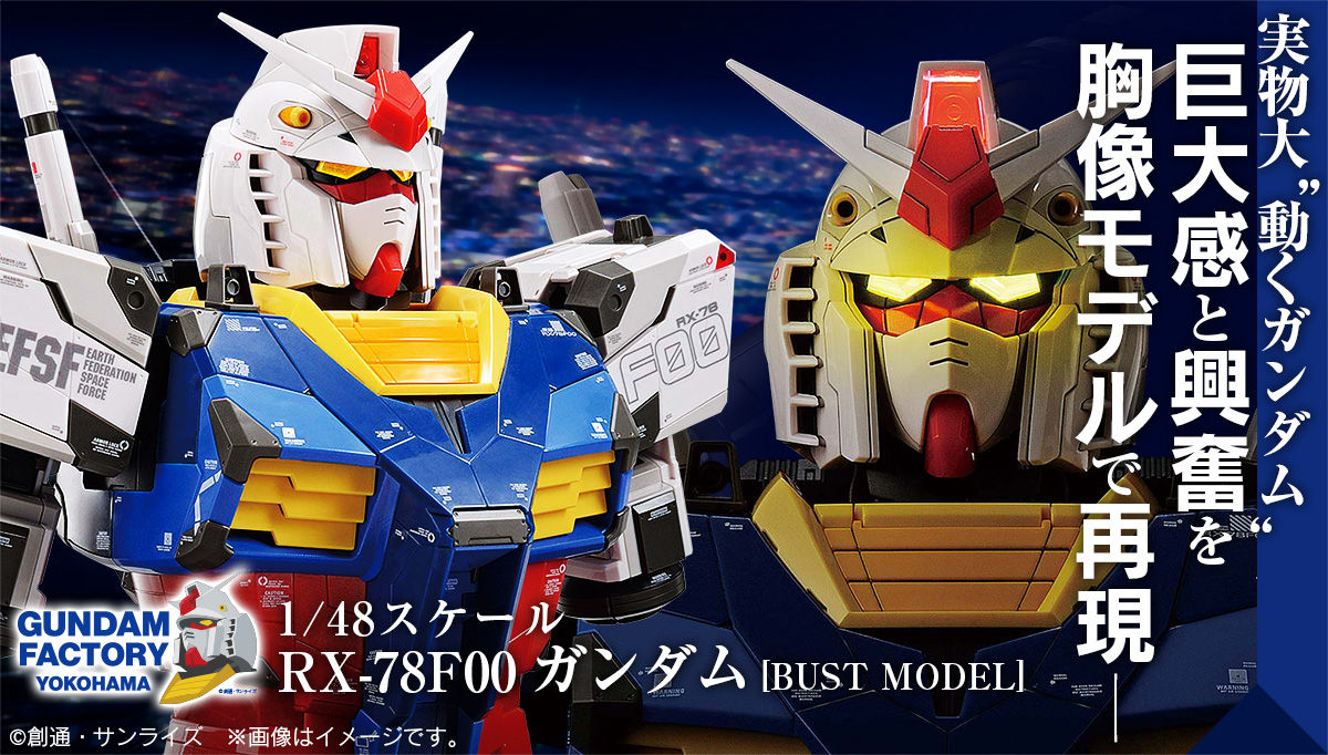 Premium Bandai's Gundam RX-78F00 Bust